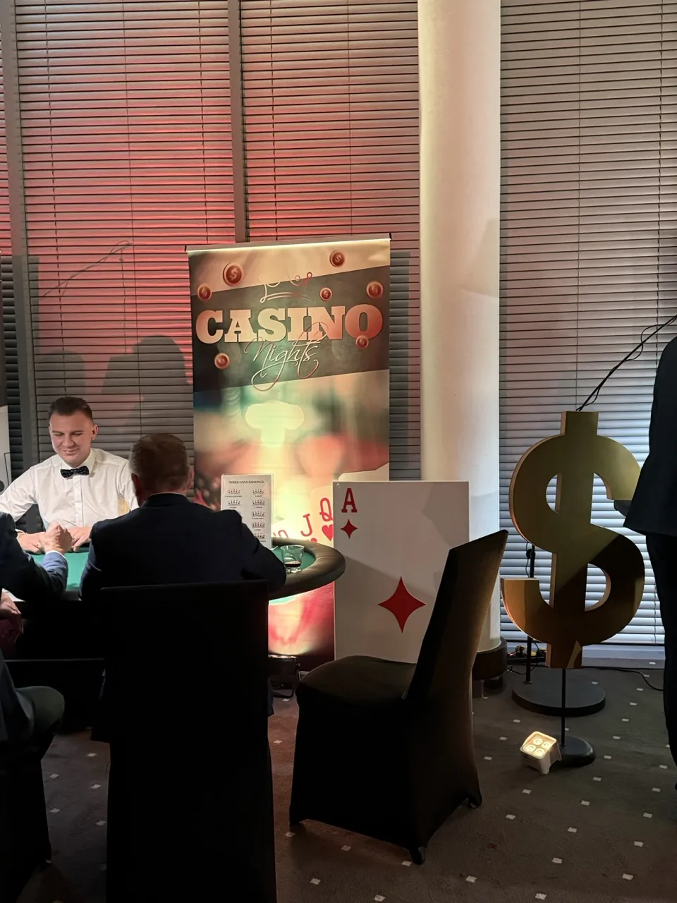 Wieczór kasynowy na jubileusz firmy